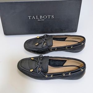 Talbot Size 5 Women Jessie Leather Loafers Grommet Moccasins Slip On Women
